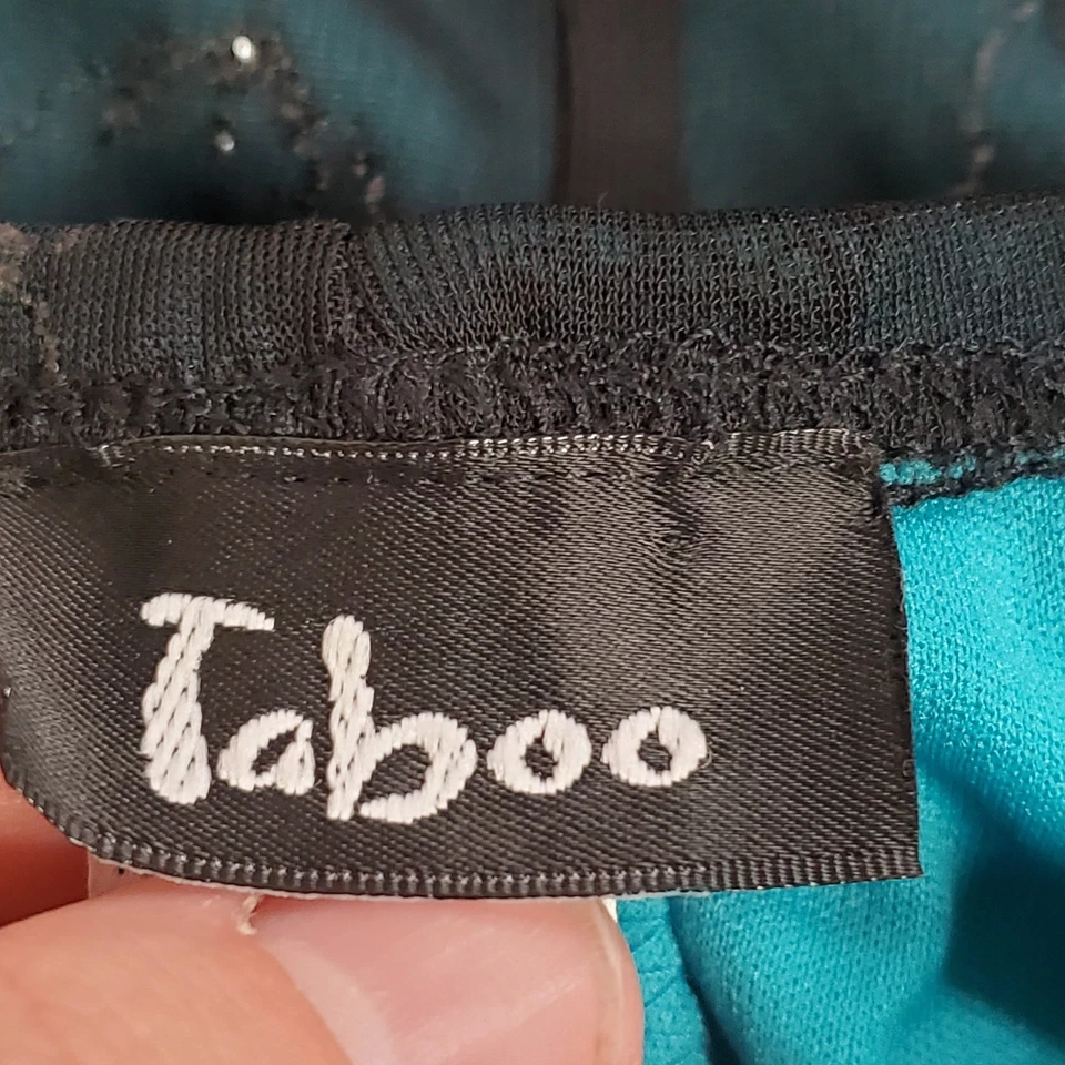 Vestido maxi Taboo feminino Y2K fada grunge caprichodo tamanho 1X preto coquetel - Imagem 4 de 4