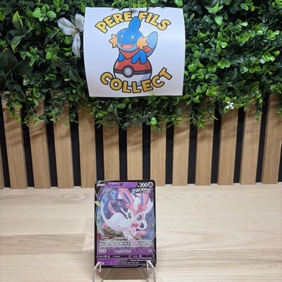 Pokemon Karte Sylveon V 074/203 Himmlische Evolution EN evolving skies Nymphali
