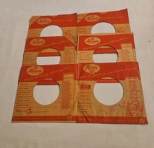 45 RPM 7" RECORD SLEEVES CO. SLEEVE 6 PACK SEE PHOTOS Mercury Records SLV323 