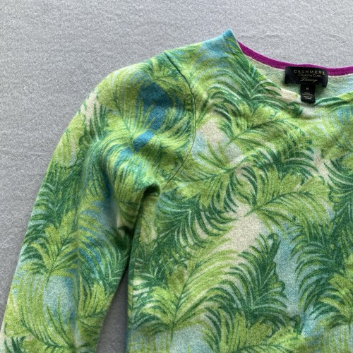 Charter Club Luxury 100% Cashmere Crewneck Sweater Women's Size Medium - Picture 4 of 18
