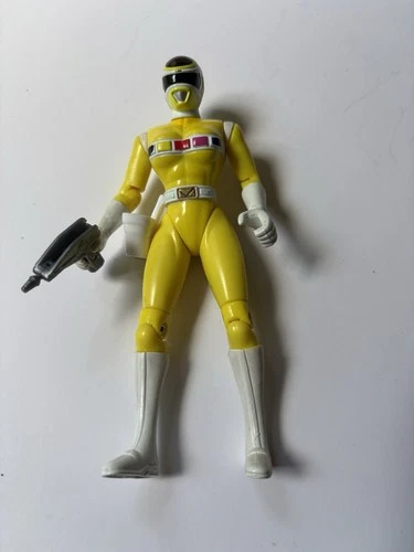 1997 Vintage Bandai Power Rangers in Space Yellow Lightstar 5.25” Action Figure