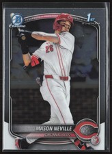 2025 Bowman Draft Mason Neville Chrome Cincinnati Reds #BDC-109 1st Prospect