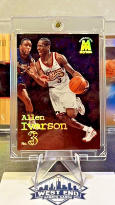 ALLEN IVERSON 1998 Skybox Molten Metal #139 Supernatural HOF Sixers   SHARP  