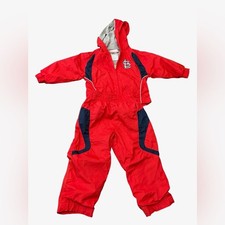 Vintage St. Louis Cardinals Toddler Windbreaker Jumpsuit 2T MLB Red