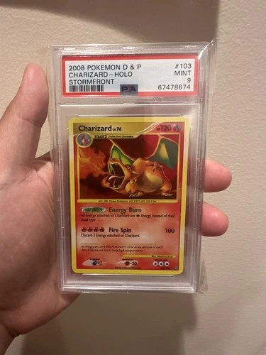 2008 Pokemon Diamond & Pearl Stormfront Charizard Holo #103/100 PSA 9