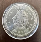 1 Oz 999 Silver Aztec Mayan Calendar Collectible Coin Medal Bullion Rare Round..