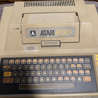 Vintage Atari 400 Home Computer - Untested - For Parts or Repair - 4 Port Model