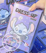 TOPTOY Disney Stitch DRESS-UP SHOW Series BlindBox Vinyl Plush Gift New Hot