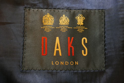 Chaqueta DAKS Soft Tweed G.27 100 % lana virgen Black Label brillante colorida como nueva - Imagen 6 de 9