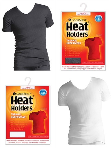 mens thermal underwear v neck short sleeve vest