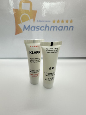Klapp Hyaluronic Moisturizing cream Day Night 2x 5ml 