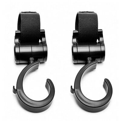 RHEME Stroller Hooks, 2 Pack Multipurpose Stroller Hangers Holders Stroller Assistant