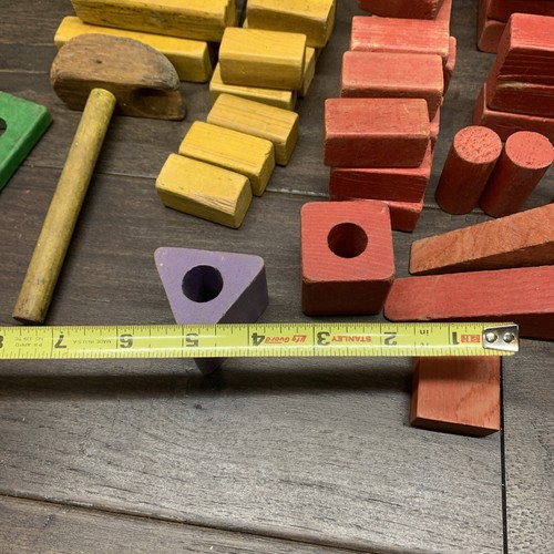 Vintage Wood Blocks And Shapes - Picture 7 of 8