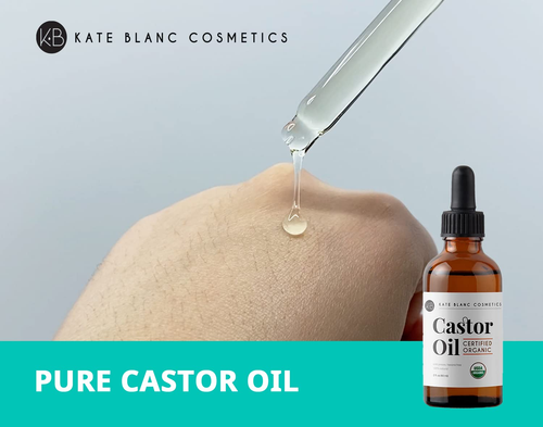 Kate Blanc Cosmetics Castor Oil Organic (2Oz), 100% Pure, Cold Pressed, Hexane - Picture 5 of 12