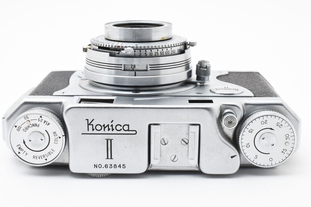 コニカ Konica IIB Rangefinder Near MINT] Konica II B IIB Rangefinder Camera 50mm f3.5 From