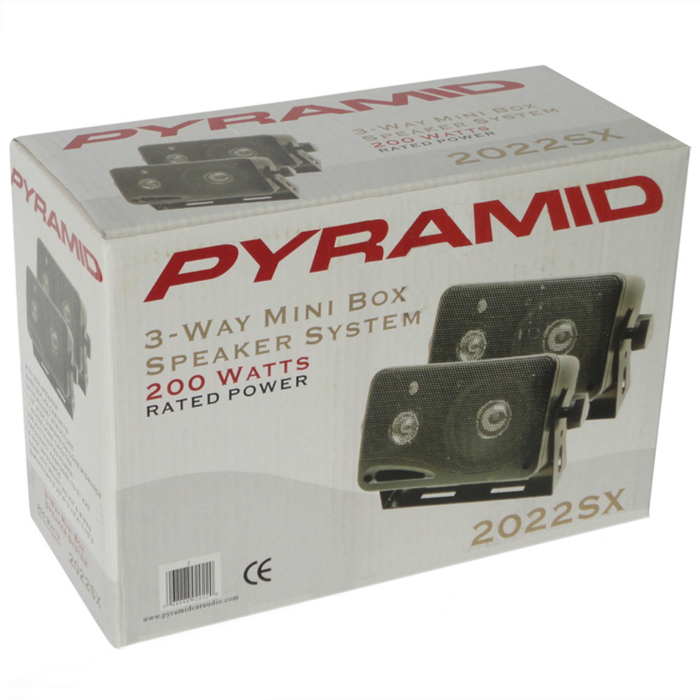 COPPIA CASSE 3 VIE BASS REFLEX PYRAMID 2022SX 400 WATT MAX X LOCALI COMMERCIALI 