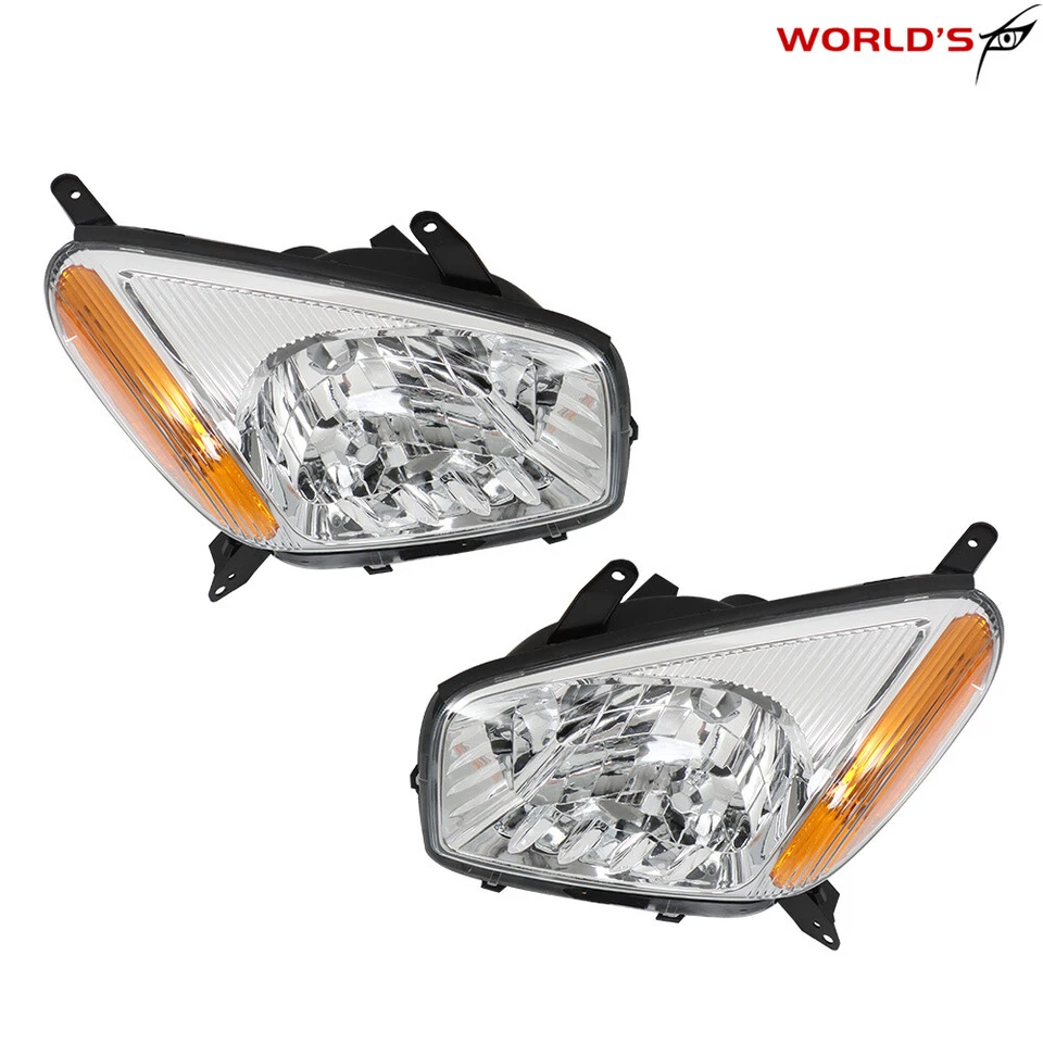 Faro halógeno lado izquierdo+derecho carcasa cromada para Toyota RAV4 2001 2002 2003 Foto 4 de 4
