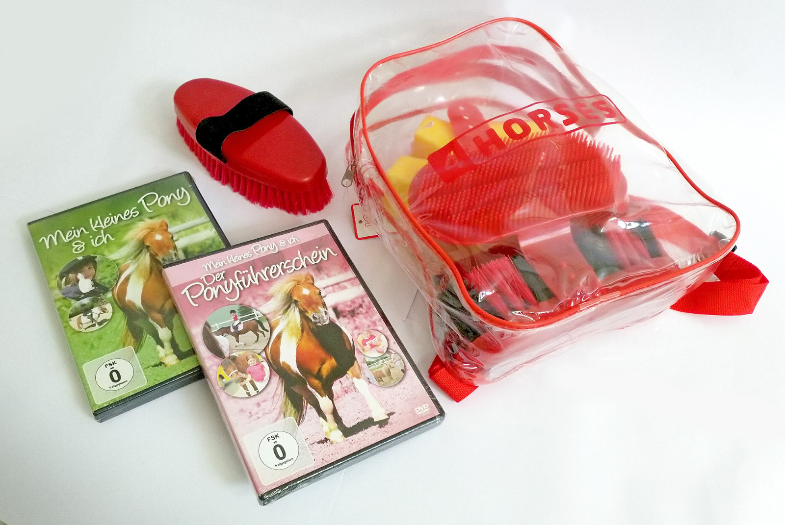 Mochila De Estribo Para Caballos De Niños Con 2 DVDs Mi Pequeño Pony
