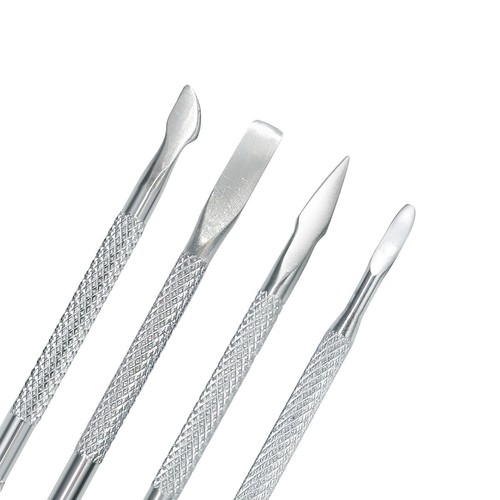 1 Pcs Stainless Steel Nail Art Cuticle Pusher Dead Skin Remover Tools - Picture 3 of 11