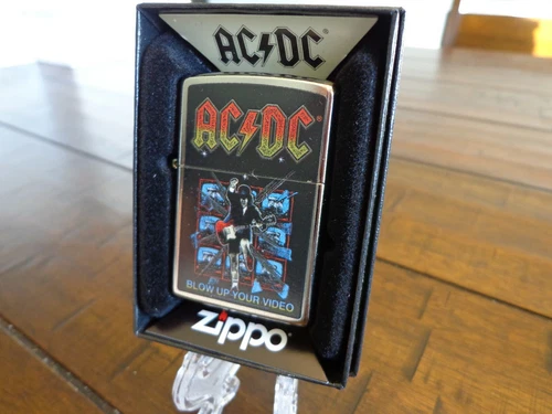 AC/DC BLOW UP YOUR VIDEO ZIPPO LIGHTER MINT IN BOX