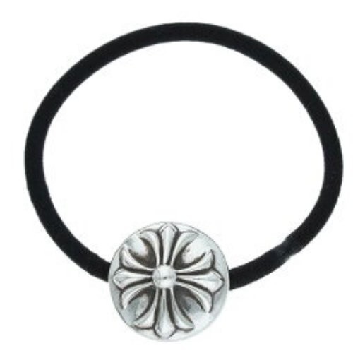 【Chrome Hearts】Sterling oval Tiny hair tie【ランク:A】 Chrome Hearts Hair Tie Concho | eBay