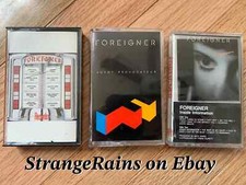 Foreigner 3 Cassette Tape Lot Records - Inside Information - Agent Provocateur