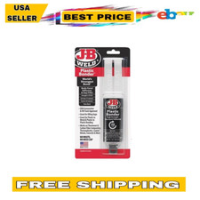 J-B Weld 50139 Plastic Bonder Body Panel Adhesive And Gap Filler Syringe - Black