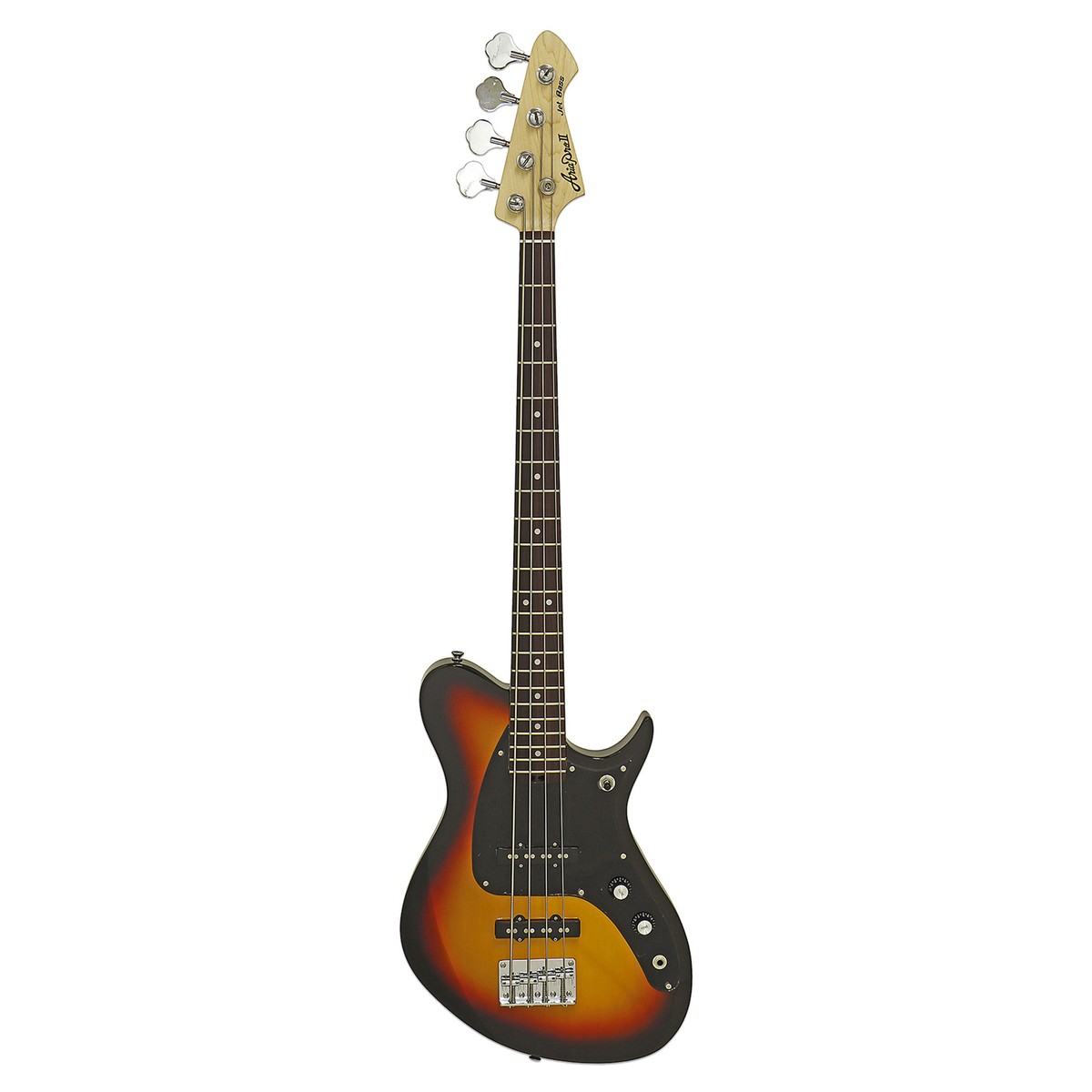 Aria Pro II J-B Jet Series Bass Guitar - 3-Tone Sunburst