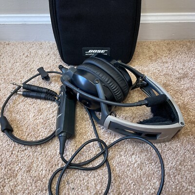 Bose X Aviation A10 Dual GA Plugs Headset AHX-32-01 | eBay