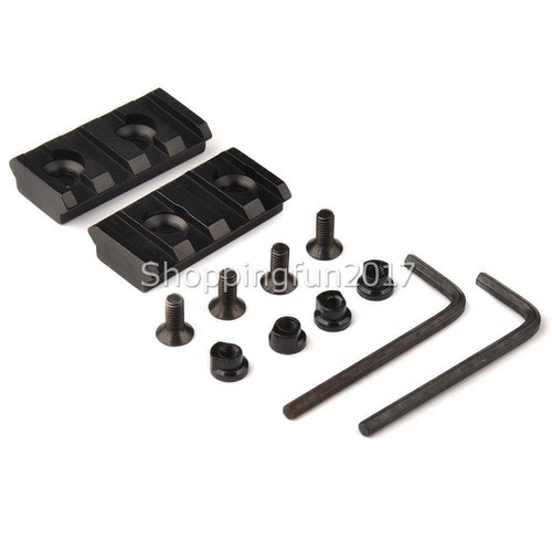4 Slot Picatinny Weaver Rail Section Tactical Handguard Mount System Aluminium X - Picture 2 of 7