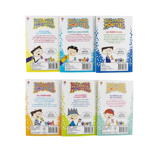 Billy and The Mini Monsters 6 Books By Zanna Davidson - Age 5-7 - Paperback - Picture 2 of 3