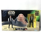 1996 Star Wars Power Of The Force POTF Jabba The Hutt & Han Solo