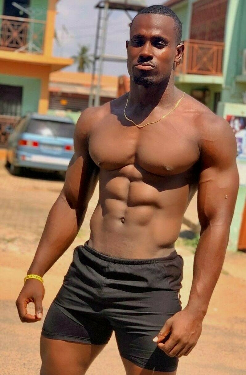 Black muscle gay men growth comic - asobl