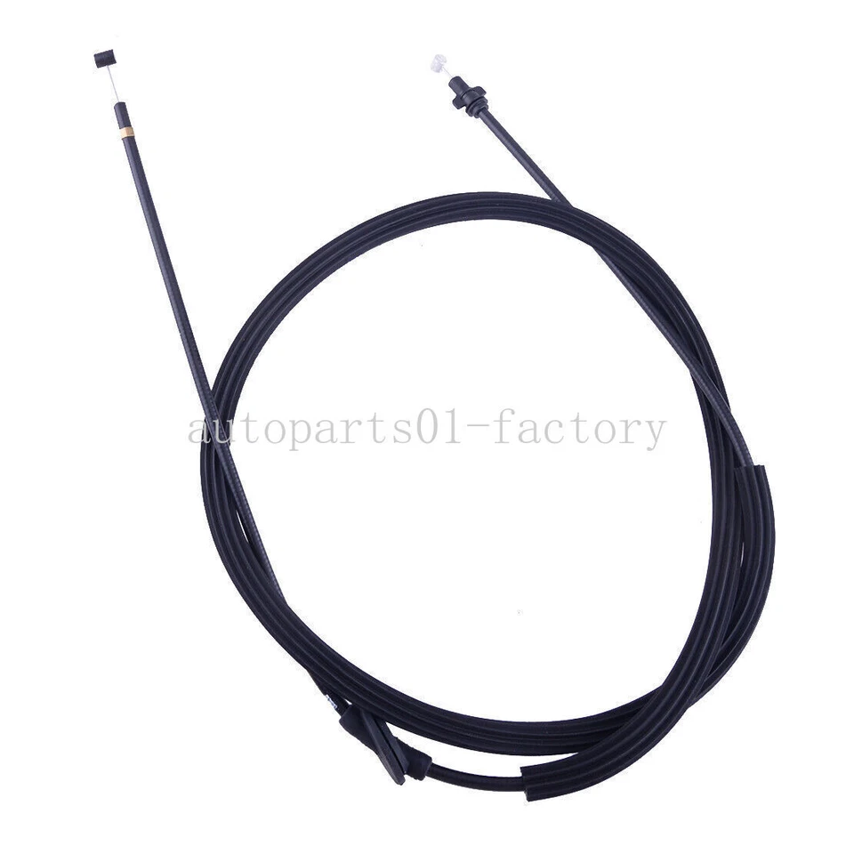 Set of 2PCS Rear+Front Hood Lock Latch Release Cable For Audi A4 A5 S4 S5 - Image 2 of 4