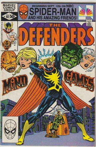 F743 Defenders 102 Marvel 1984 fumetto grado superiore brava ragazza