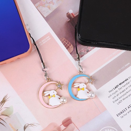 2 Pcs Alloy Pendant Keychain Men and Women Student Kawaii Phone Charm - 第 4/12 張圖片