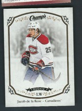 2015-16 Upper Deck Champs Rookie # 158 Jacob De La Rose