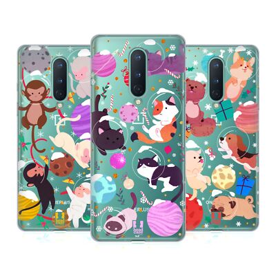 HEAD CASE DESIGNS CHRISTMAS IN SPACE SOFT GEL CASE FOR GOOGLE ONEPLUS PHONES