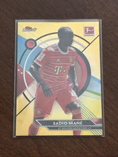 Topps Finest Bundesliga Sadio Mane /50” Soccer Card 22/23 Collecter