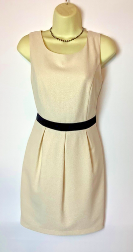 LUXE Short Shimmery Ivory Occasion Dress Feature Back 10 - Picture 3 of 12