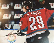 Nolan Foote Signed 8x10 Photo! Tampa Bay Lightning/ NJ Devils W/coa