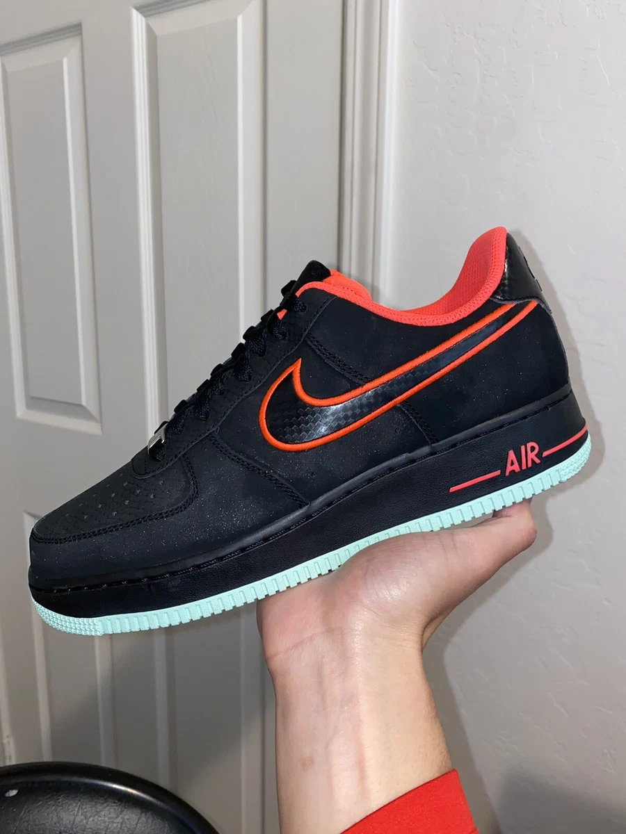 Size 9 Nike Air Force 1 Yeezy Black Red w Receipt