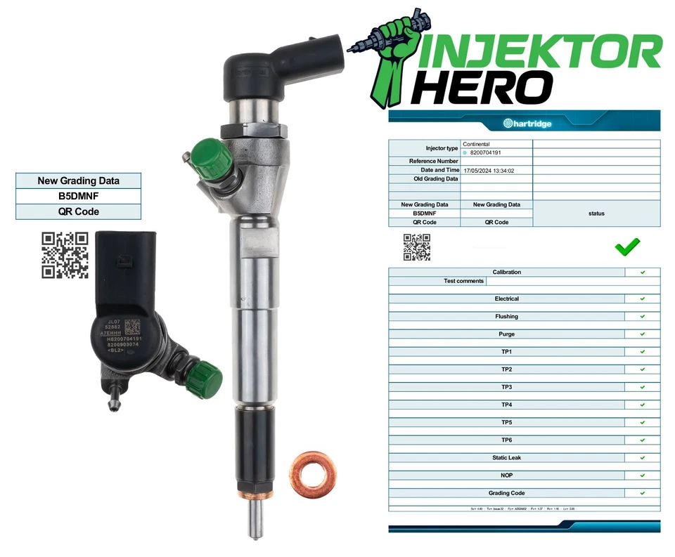 H8200704191 Iniettore Iniettore Renault Nissan Dacia 1.5 dci A2C59513484 - Immagine 2 di 4