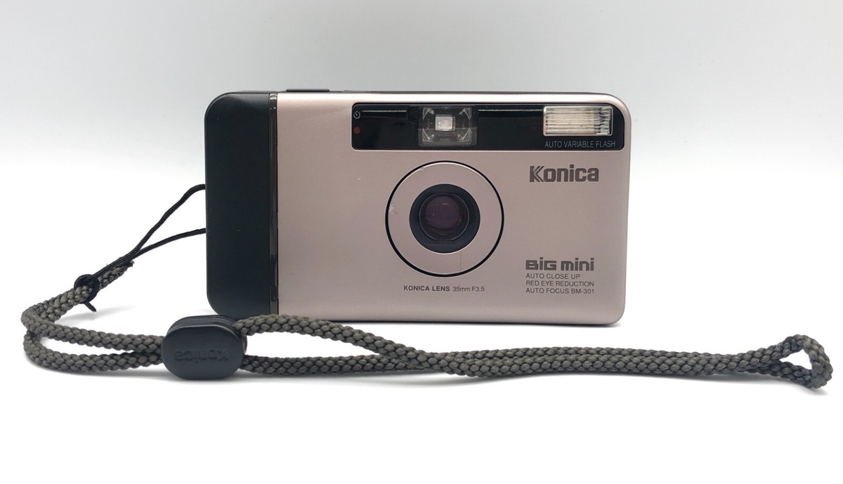 Konica Big Mini BM-301 Silver Point & Shoot 35mm Compact