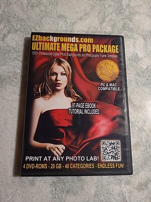 EZ Backgrounds: Ultimate Mega Pro Package 4-Disc Set