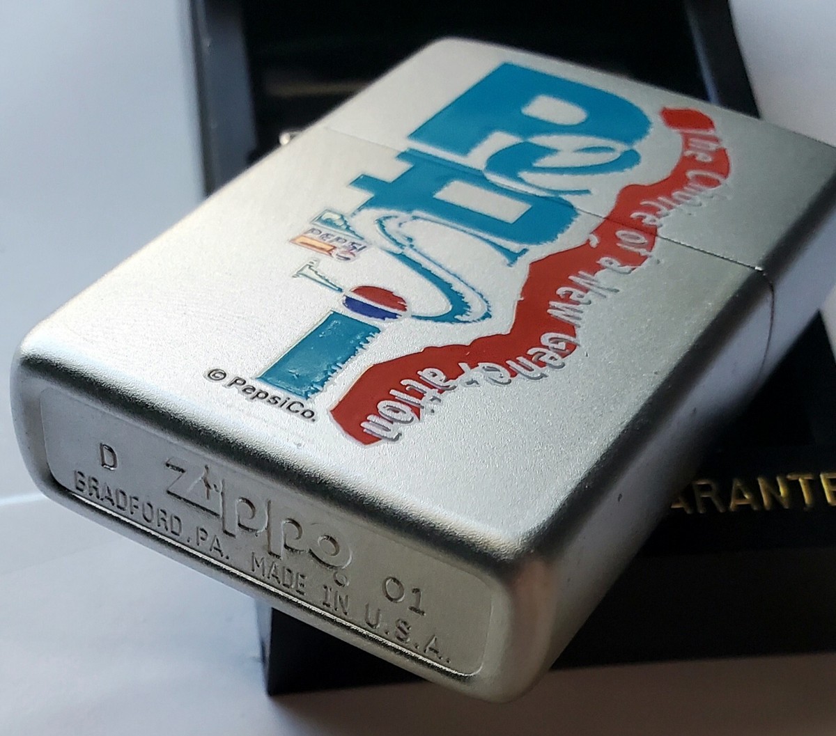Pepsi Cola Zippo 2001 Mint Rare Lighter | eBay