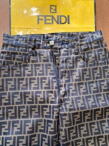FENDI Zucca pants Women's size S - Picture 8 of 16