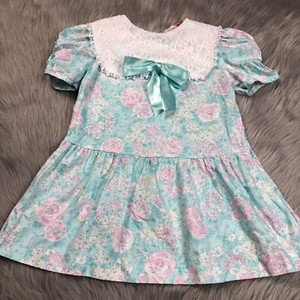 white floral toddler dress