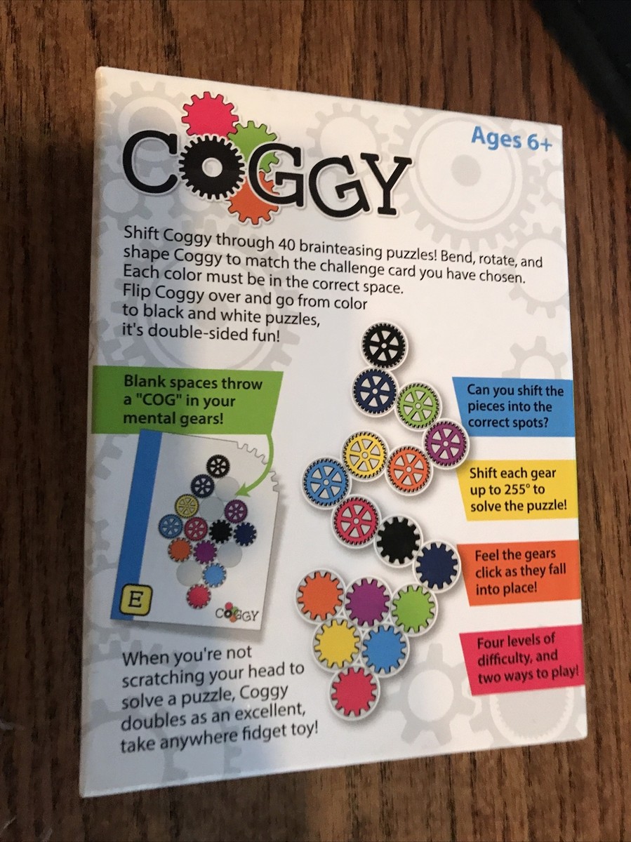 Fat Brain Toys COGGY Game Puzzle Problem Solving Gears Ages 6+