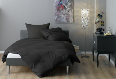 Lorena Hotel Bettwäsche 3301 Venedig Anthrazit 155x220 cm statt 79,95   %SALE%
